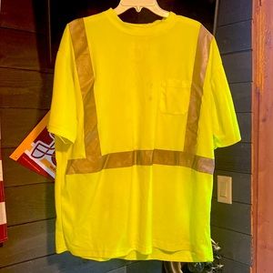 2 Men’s Job Site High Visibility Apparel 1 Yellow / 1 Orange Both Size 2XL